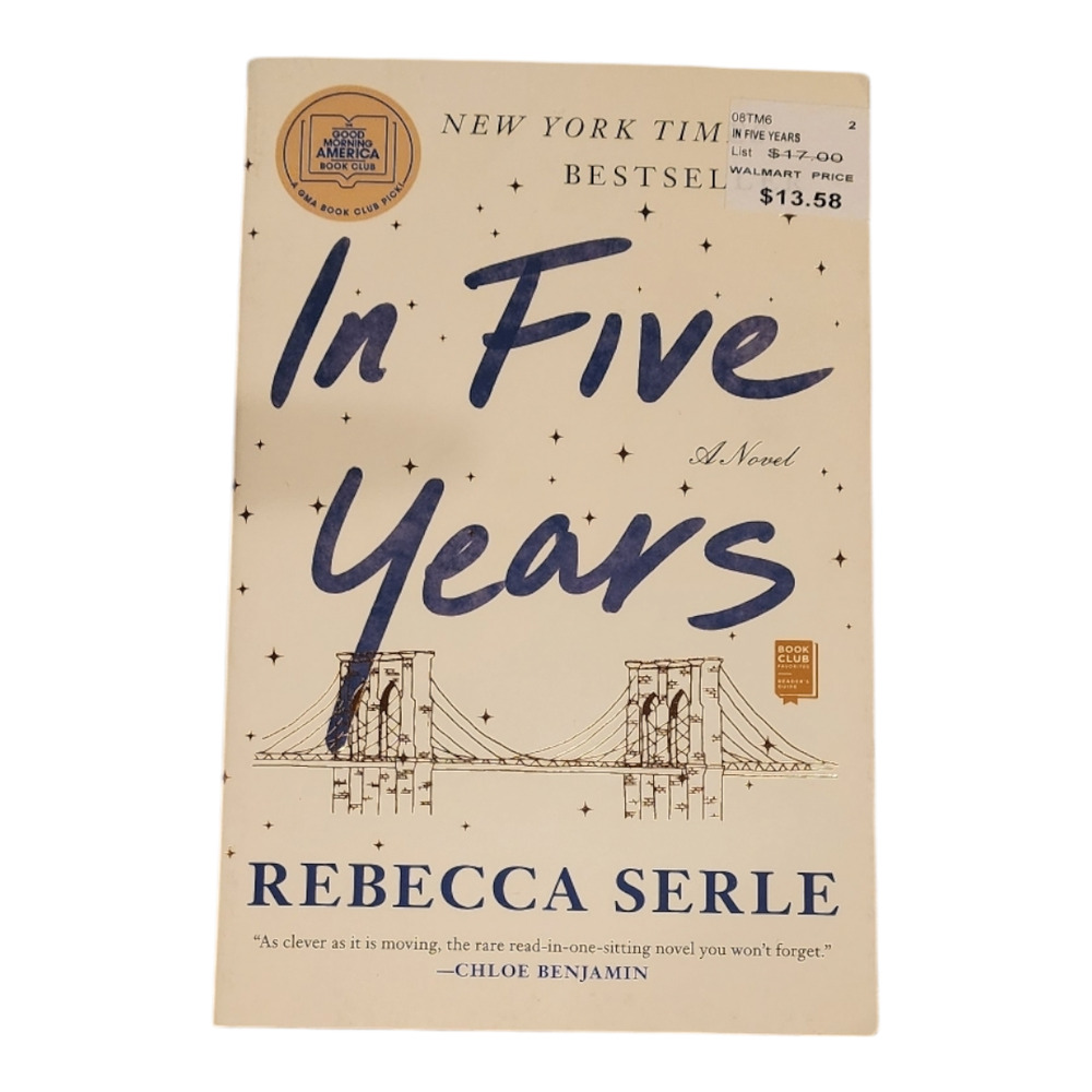 In Five Years Rebecca Serle Paperback Book Books Romance Fiction - Picture 1 of 8